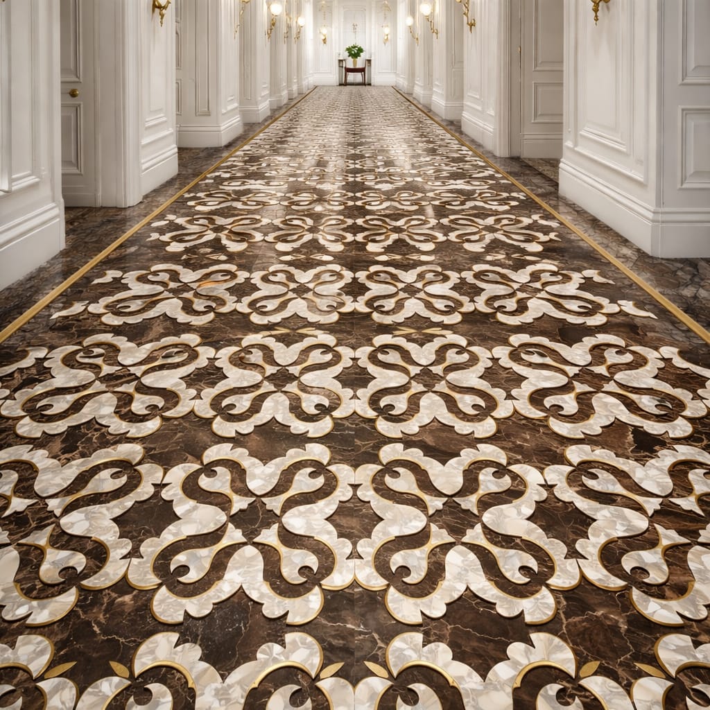 Luxury marble interior