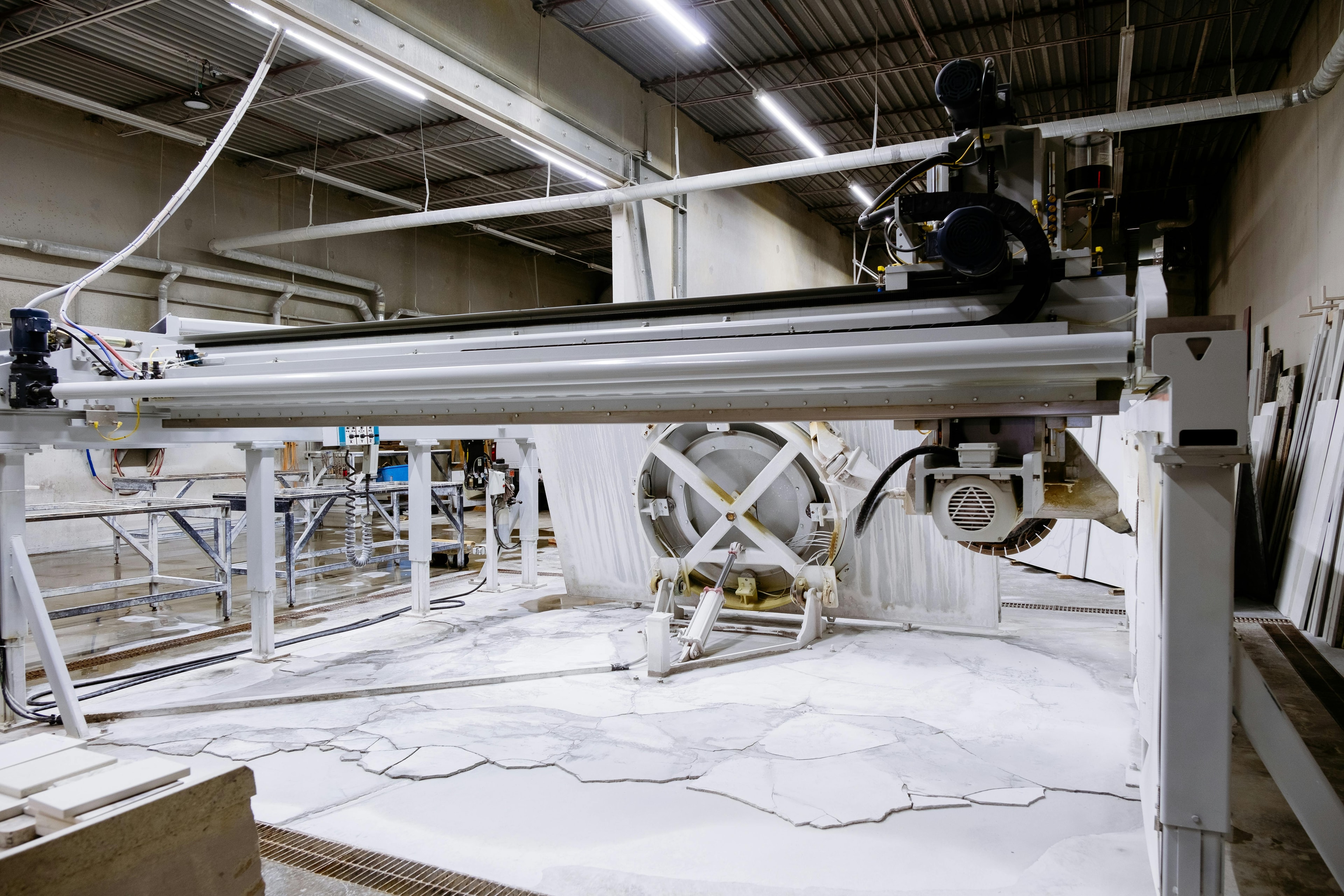 Marble factory workshop